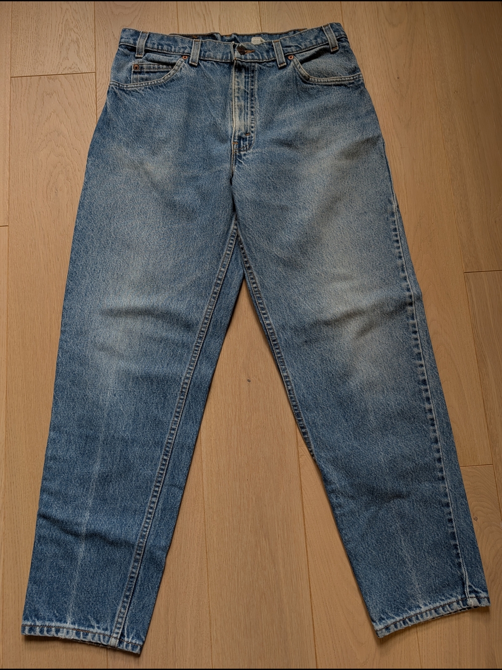 Vintage 1993 Orange Tan Levi's 550